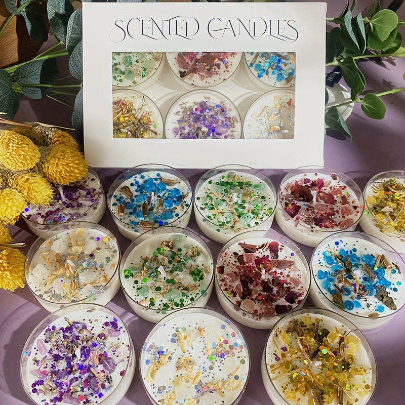 Set of 6 Scented Candles Fragr - Home Fragrance Gift recension och pris