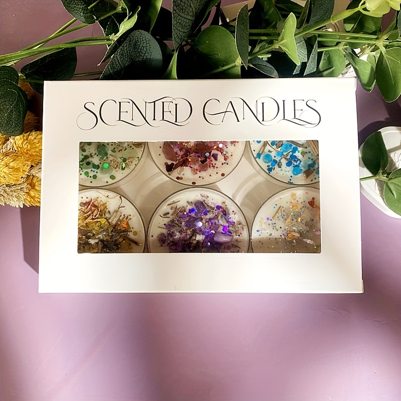 Set of 6 Scented Candles Fragr - Home Fragrance Gift recension och pris
