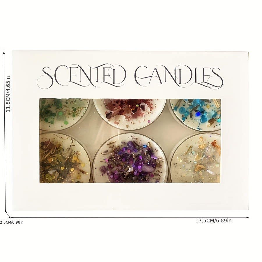 Set of 6 Scented Candles Fragr - Home Fragrance Gift recension och pris