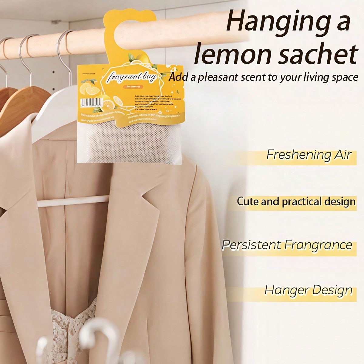 Hanging Lemon Scented Sachets, - Home Fragrance Best recension och pris